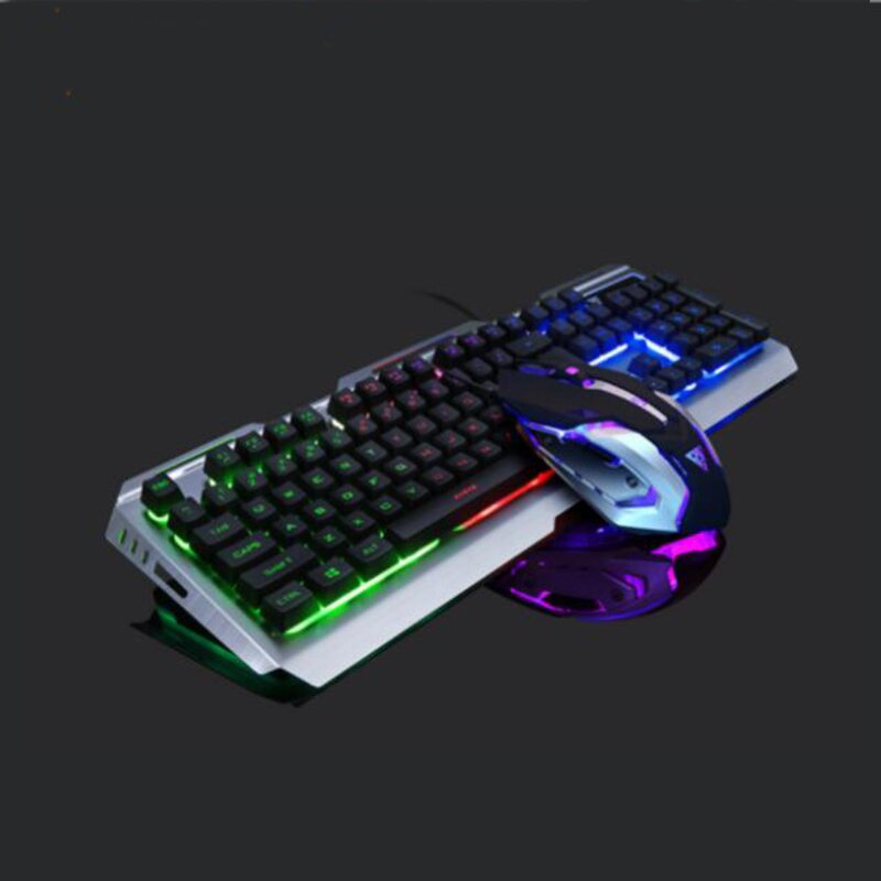 Gaming Keyboard Mouse Combos Manufacturer - 3200DPI Waterproof Wired RGB Backlight USB Interface Desktop Product with 12 Months Warranty