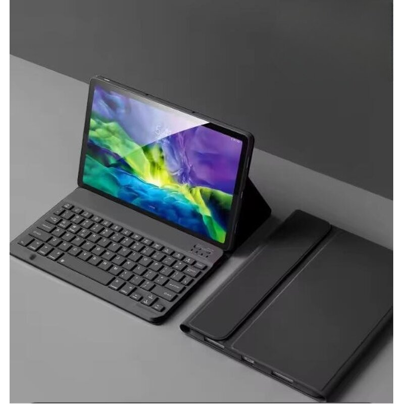 Tablet Case Manufacturer - for Xiaomi Redmi Pad 2 Pro 12.1" 2025 with Keyboard Detachable Wireless Keyboard+Tablet Cover