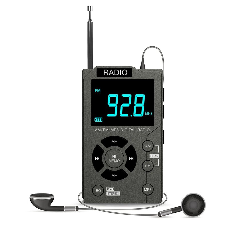 Portable Radio Manufacturer - Old Man Mini Pocket Manual MP3 AM FM