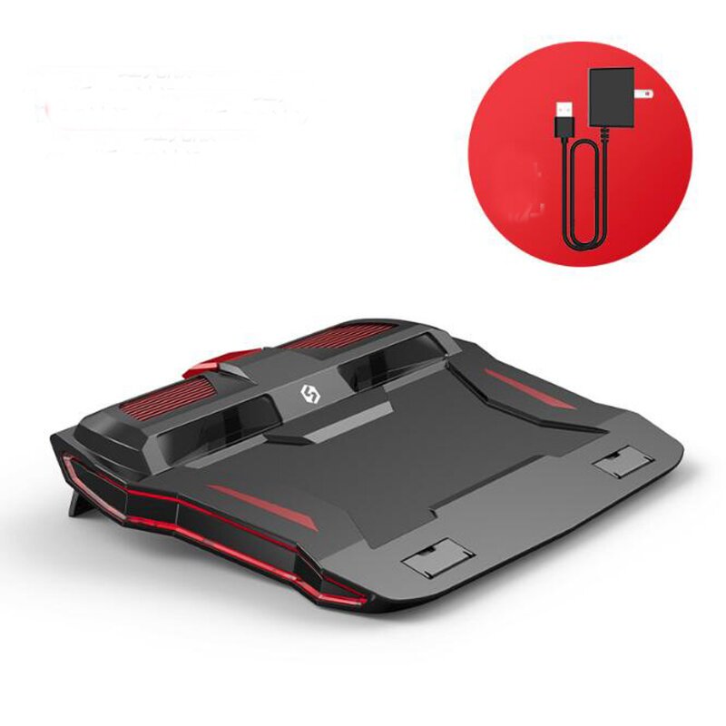 Gaming Laptop Cooler Manufacturer - RGB Adjustable Notebook Stand Holder 4000RPM Silent Cooling Pad for Lenovo Legion Y7000 W541 Made Plastic