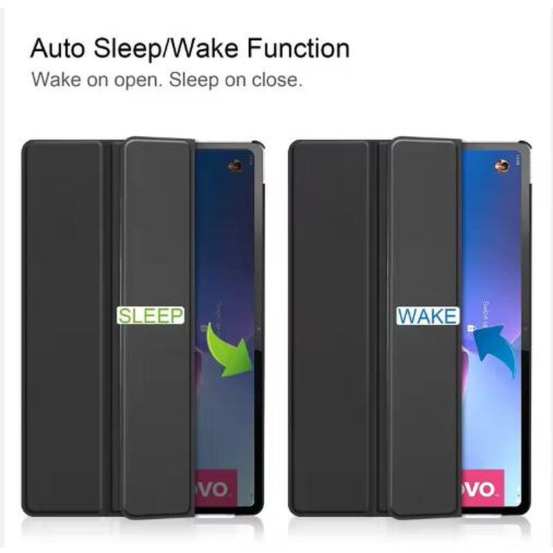 Tablet Cover Manufacturer - Folding Stand Magnetic with PU Leather Material for Lenovo Tab P12 Pro Xiaoxin Pad Pro 12.6" TB-Q706F