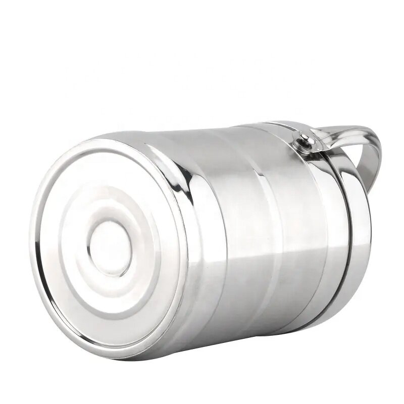 Food Carrier Manufacturer - Stainless Steel Double Wall Insulation Lunch Box Steel Soup Container