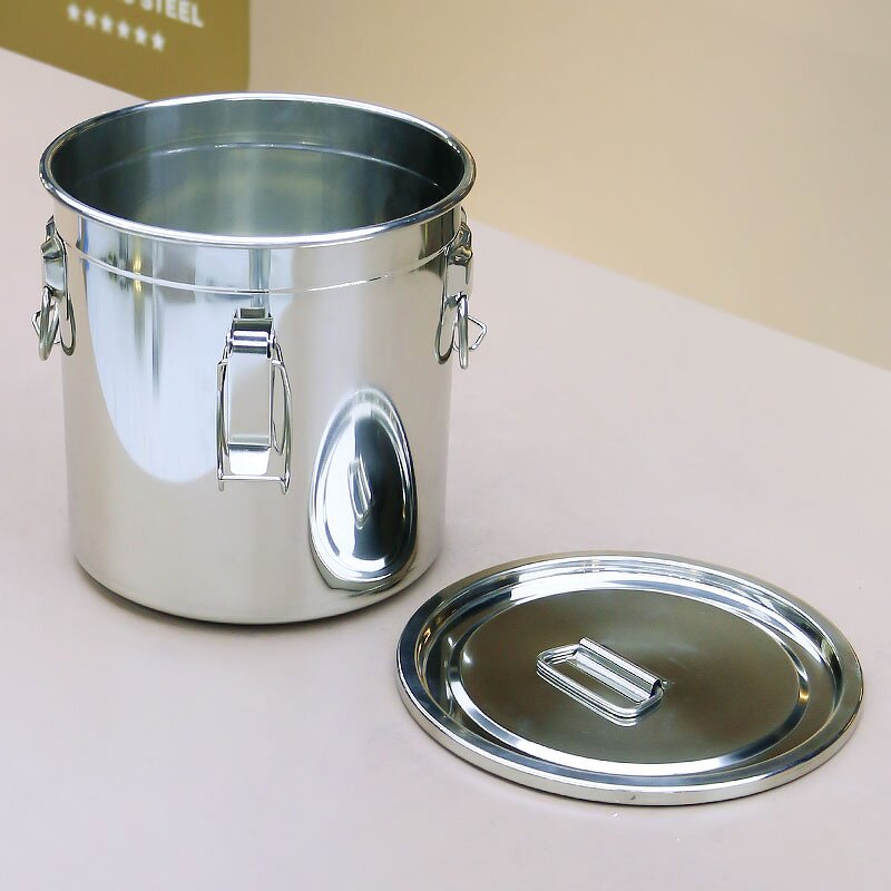 Storage Barrel Manufacturer - Stainless Steel 6L to 220L Kitchen With Lid Leakproof Cereal Container