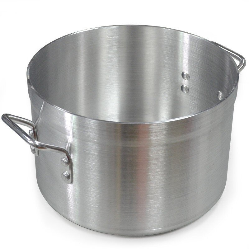 Aluminum Pot Set Manufacturer - Hotel Restaurant Commercial Thickened Non-stick Bottom Soup Aluminum Bucket Household Large