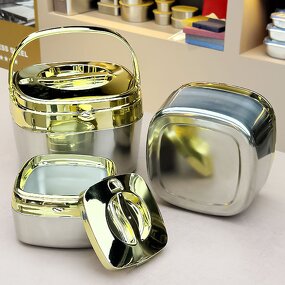 Food Warmer Pot Set Manufacturer - 3PCs Stainless Steel Heat Preservation Thermal Casserole Food Storage and Container