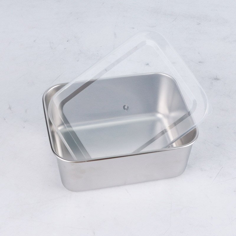 Food Storage Container Manufacturer - Durable Hotel Restaurant Kitchen Small Stainless Steel Metal With PP Lid