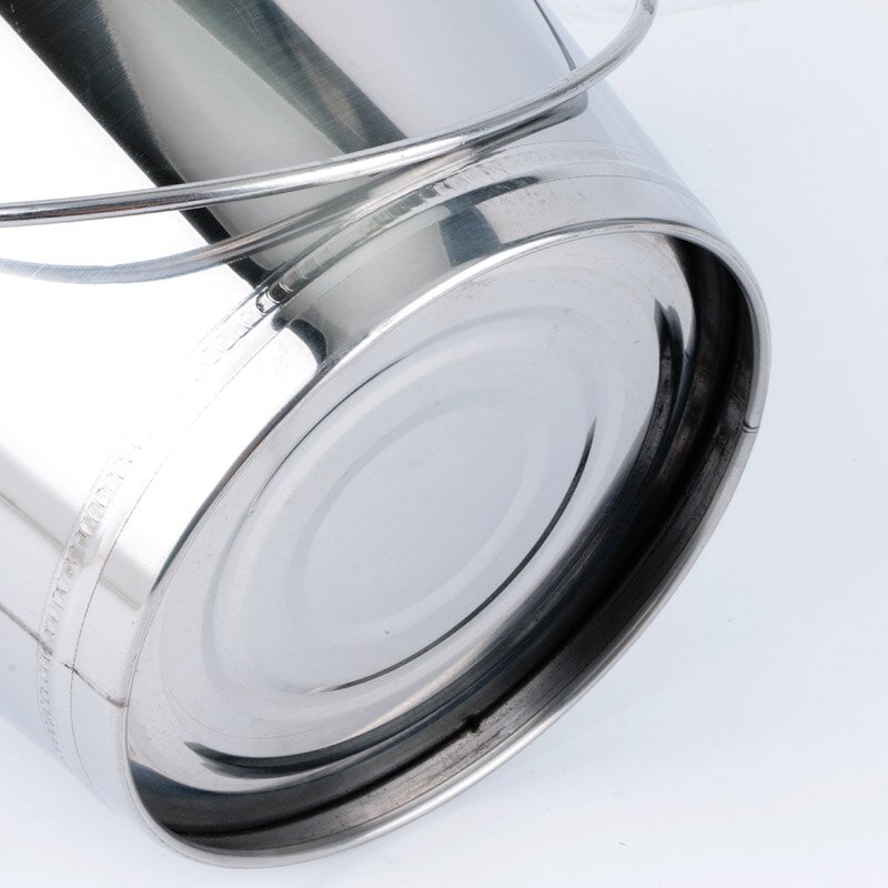 Ice Bucket Manufacturer - 1.5/2/3/4/5/6L Round Stainless Steel Metal Tin Beer Bottle Cooler for 6 Bottles With Matte Surface