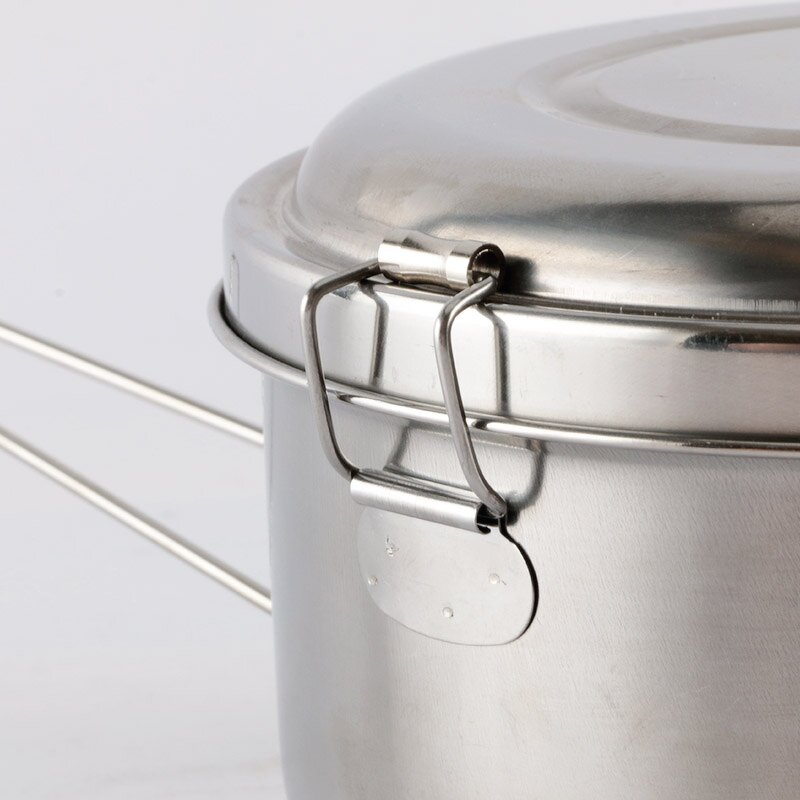 Tiffin Carrier Manufacturer - Take Away Metal Single Layer Stainless Steel 401 Food Container Lunch Box With Handle