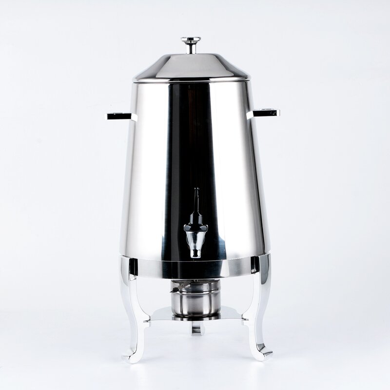 Hot Drink Dispenser Manufacturer - Gold Alcohol Heating Stainless Steel Juice Drink Silver Water With Faucet