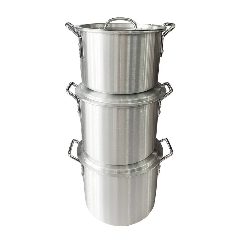 Soup Pot Manufacturer - Factory Commercial Cooking Aluminium Thickened Stock Set Bucket for Hotel Restaurant