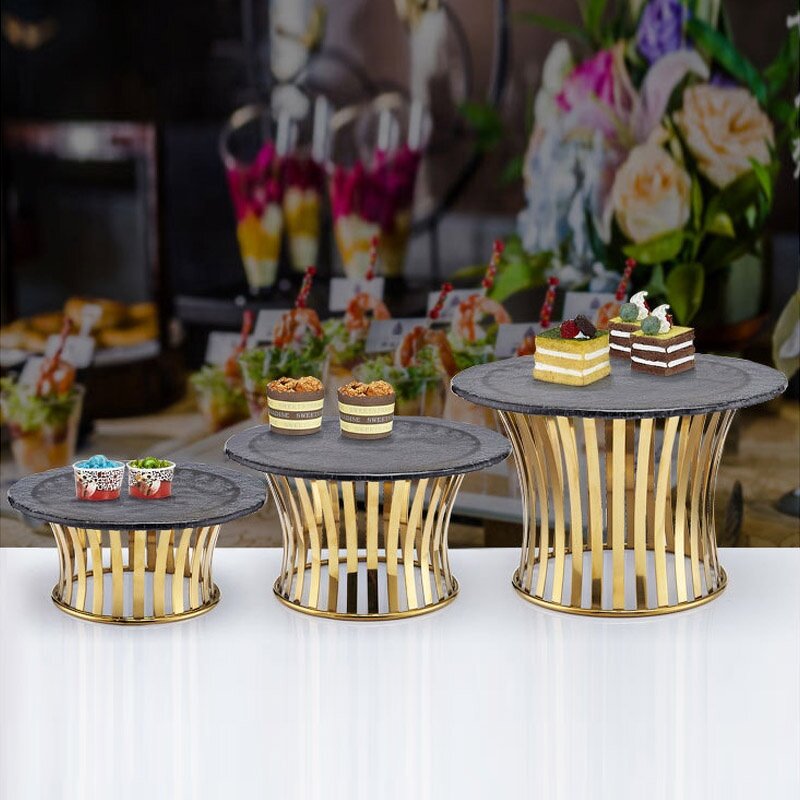 Cake Display Stand Manufacturer - Hot Selling Catering Buffet Equipment Banquet Candy bar Decorative Buffet Riser Dessert