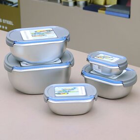 Lunch Box Manufacturer - Portable Stainless Steel 1000ml Food Storage Container with Heating Feature for Workplace