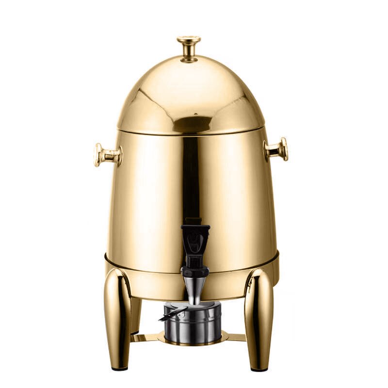 Juice Dispensers Manufacturer - Luxury Gold 12L Stainless Steel PC Drink Milk Coffee Soda Beverage Beer for Cafeteria