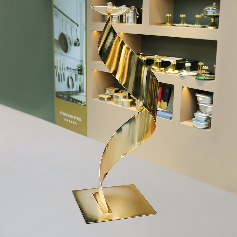 Flower Stand Manufacturer - Gold White Silver S Shape Wedding Metal Centerpieces Flower Pot Decoration