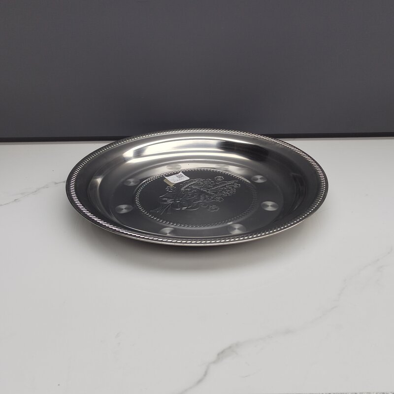 Metal Plate Manufacturer - High Quality Multi-Functional Household Stainless Steel Kitchen African Style Beautiful Flower Pattern