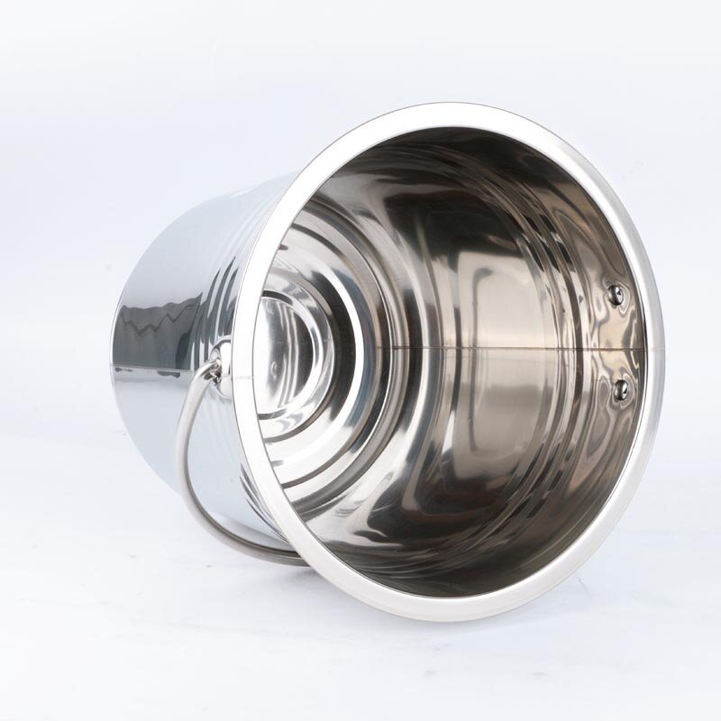 Metal Bucket Manufacturer - Multi Functional Stainless Steel Water Pail Water Ice Beer With Handle for bar Kitchen Party
