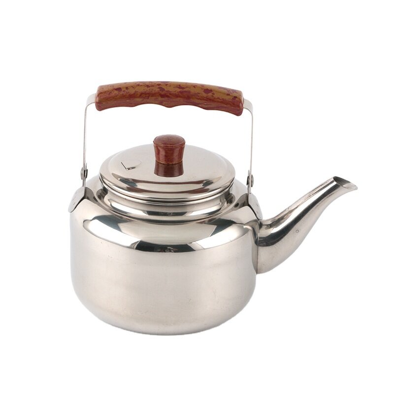 Goose Neck Kettle Manufacturer - Hot Selling OEM/ODM Stainless Steel Drum Shape Tea Coffee Teteras De Vidrio