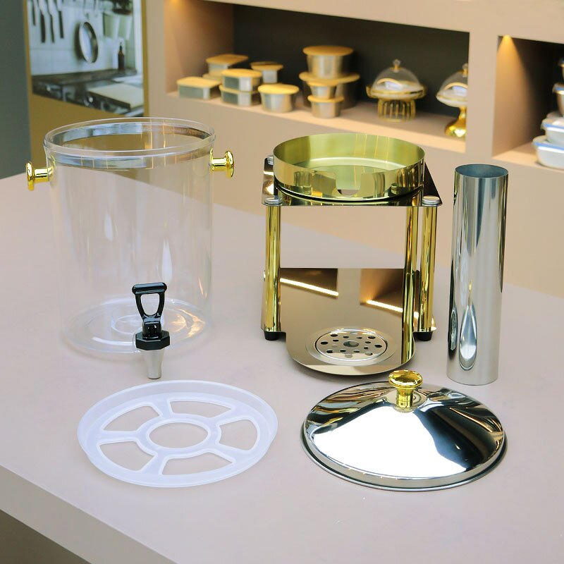 Drink Dispenser Manufacturer - Restaurant Equipment Commercial Juice Ice Cool or Hot Beverage 8L/16L Gold Juicer