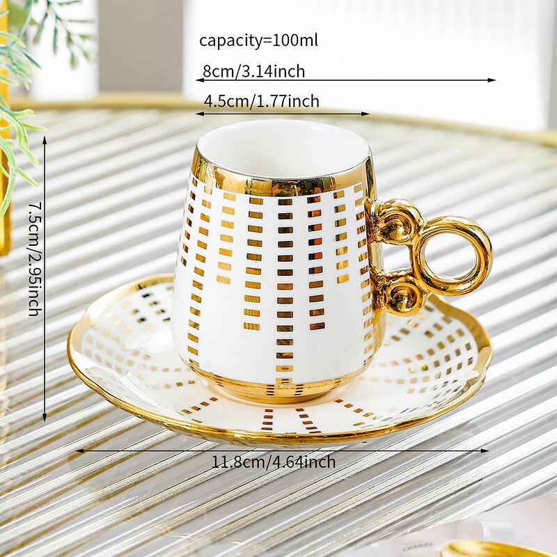 Coffee Cup Manufacturer - Ceramic Light Luxury High Value European High Grade Exquisite English Saucer Afternoon Tea Set