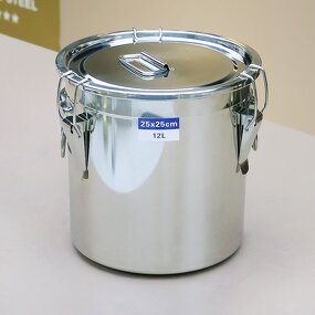 Storage Barrel Manufacturer - Stainless Steel 6L to 220L Kitchen With Lid Leakproof Cereal Container