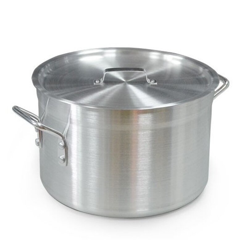 Aluminum Pot Set Manufacturer - Hotel Restaurant Commercial Thickened Non-stick Bottom Soup Aluminum Bucket Household Large