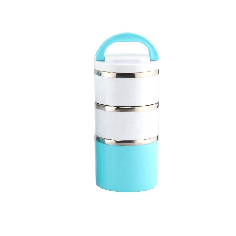 Food Container Manufacturer - Heat Preservation Multi Layer Leakproof Portable Bento Stainless Steel Lunch Box for Adults Kids