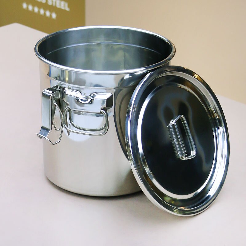 Storage Barrel Manufacturer - Stainless Steel 6L to 220L Kitchen With Lid Leakproof Cereal Container