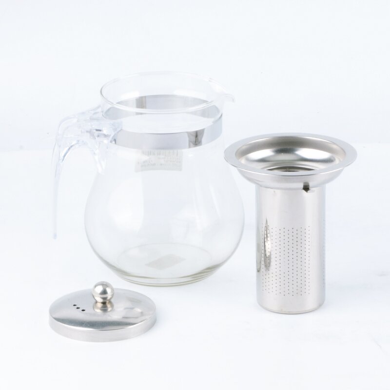 Glass Teapot Manufacturer - All-in-One and Tea Kettle Heatproof Borosilicate Glass With Removable Stainless Steel Loose Tea Infuser