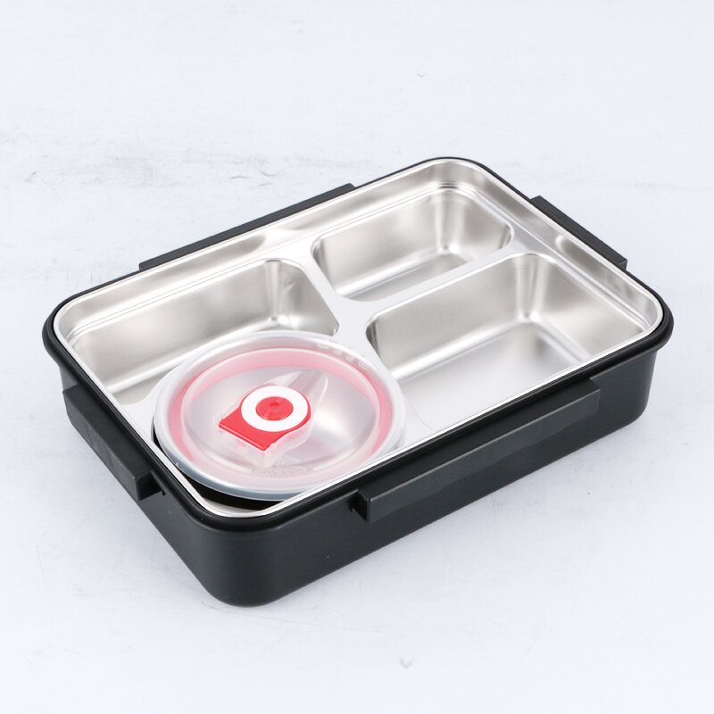 Lunch Box Set Manufacturer - Stainless Steel and Plastic Airtight Keep Food Hot Bento Food Storage Container