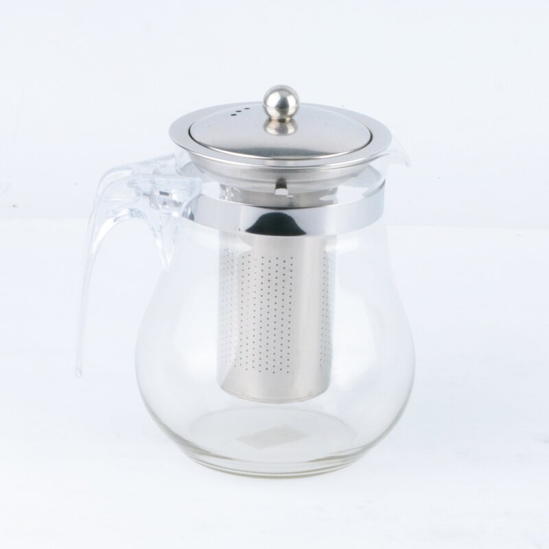 Glass Teapot Manufacturer - All-in-One and Tea Kettle Heatproof Borosilicate Glass With Removable Stainless Steel Loose Tea Infuser