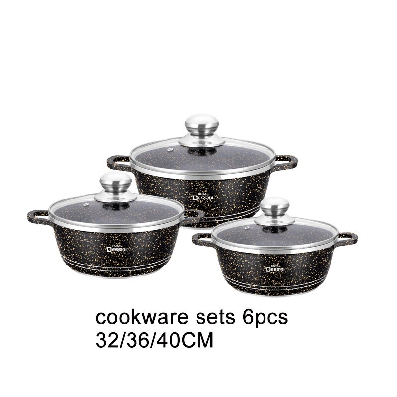 Cookware Set Manufacturer - 6pcs 32/36/40CM Pot Cooking Set