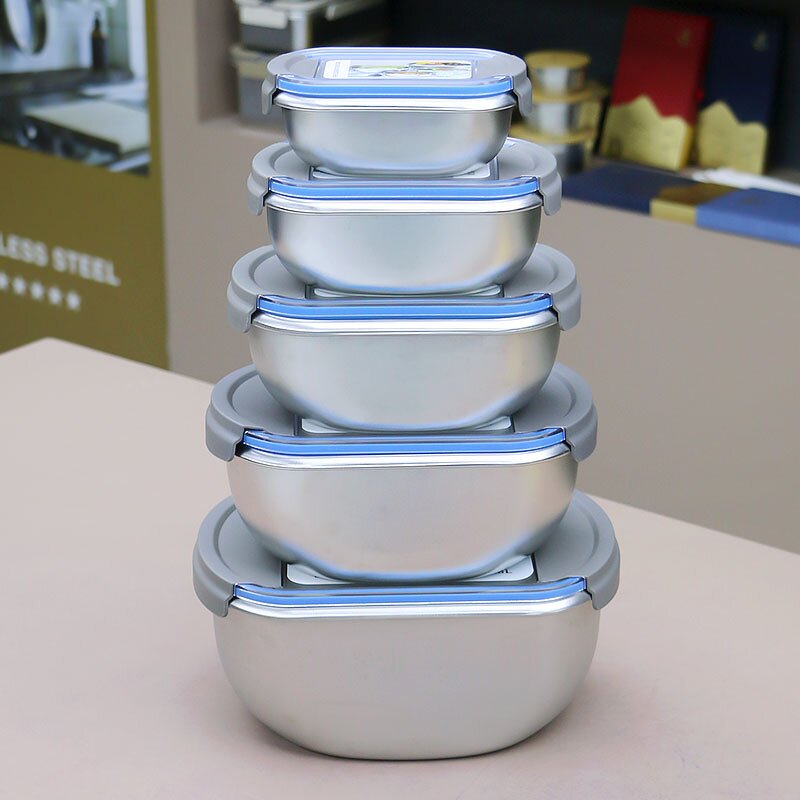 Lunch Box Manufacturer - Portable Stainless Steel 1000ml Food Storage Container with Heating Feature for Workplace
