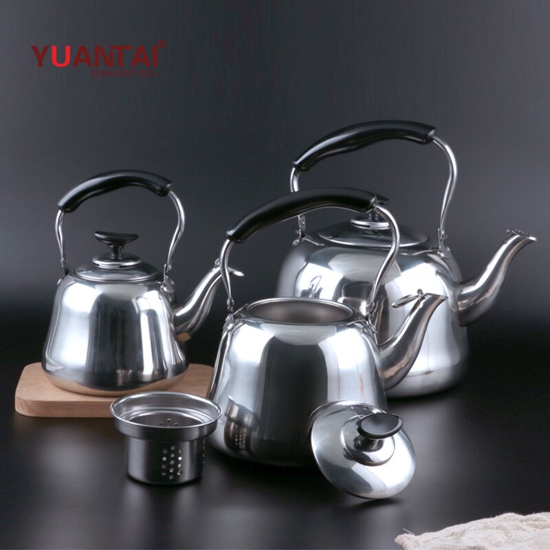 Whistling Kettle Manufacturer - Classical Stainless Steel With Tea Strainer 1.0L 1.5L 2.0L 3.0L 4.0L 5.0L Home Kitchen Tea Pots