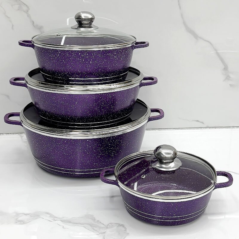 Cookware Set Manufacturer - Non-stick 12PCS Die Casting Aluminum Duty Heavy Gadget Kit Dishwasher Safe