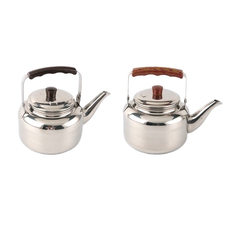 Goose Neck Kettle Manufacturer - Hot Selling OEM/ODM Stainless Steel Drum Shape Tea Coffee Teteras De Vidrio