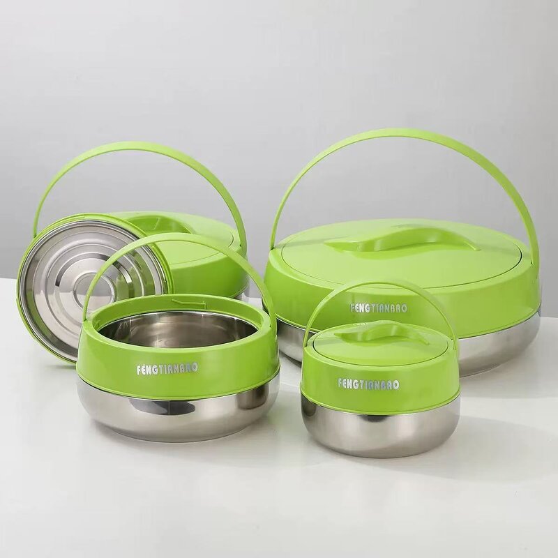 Food Storage Set Manufacturer - Dinnerware Large Capacity 4PCS Luxury Gift 2L+4L+6L+10L Stainless Steel & Container