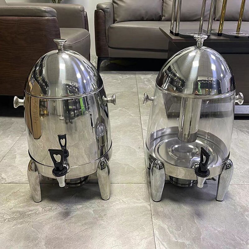 Coffee Urn Manufacturer - High Quality 12 Liters Stainless Steel Gold Plating 3 Gallon Luxury Chafer