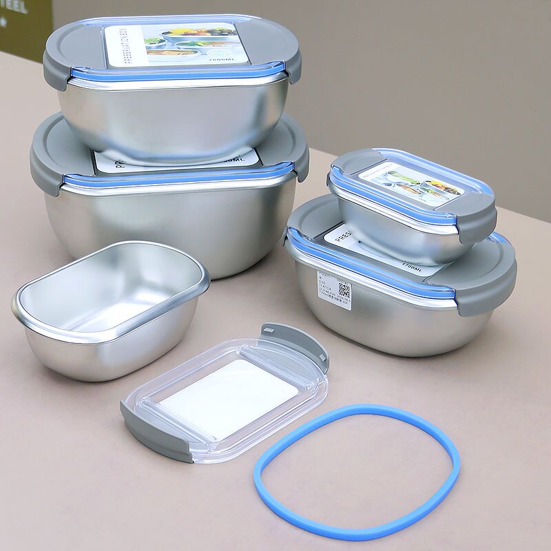 Lunch Box Manufacturer - Portable Stainless Steel 1000ml Food Storage Container with Heating Feature for Workplace