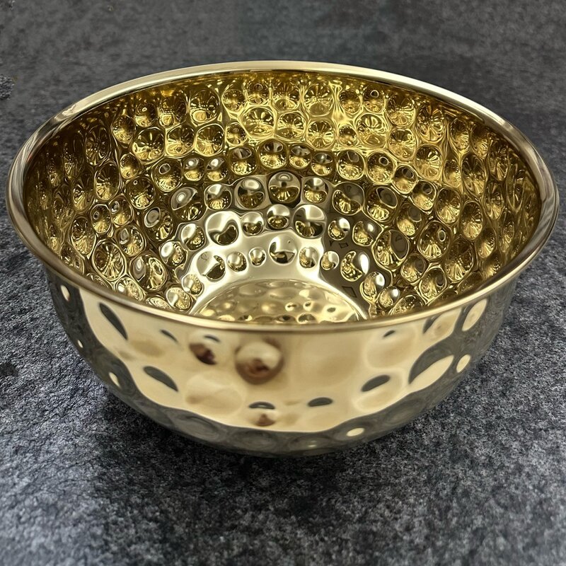Ramen Bowls Manufacturer - Luxury Hammered Korean Style Stainless Steel Soup Noodle Serving