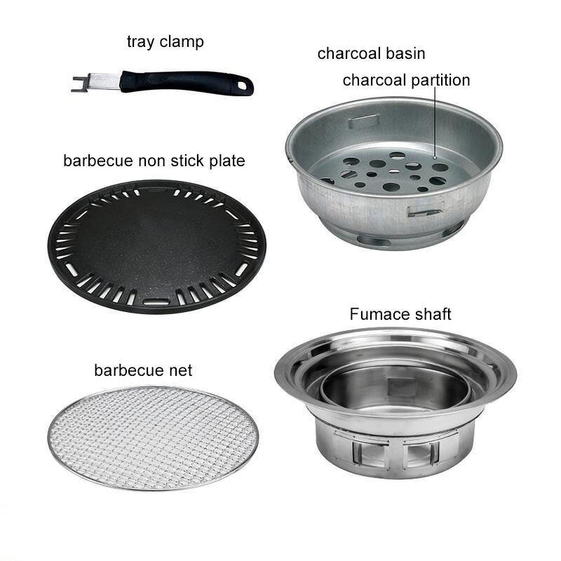 Charcoal Grill Manufacturer - Factory Wholesale Cheap Outdoor Commercial Kitchen Party With Tools Set