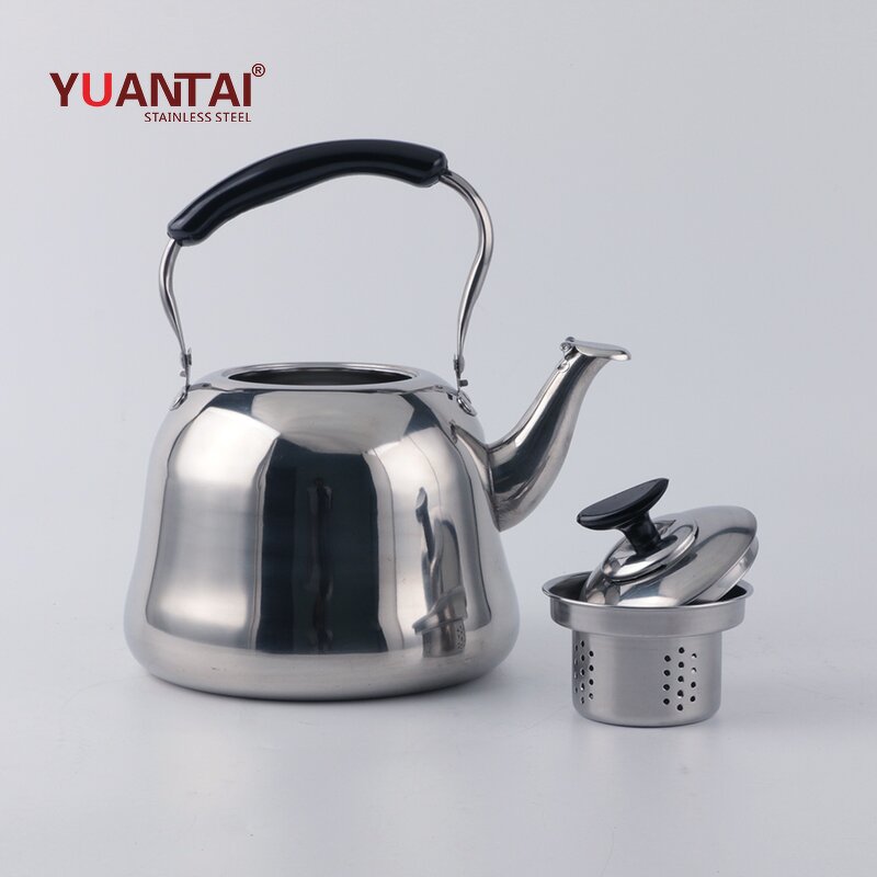 Whistling Kettle Manufacturer - Classical Stainless Steel With Tea Strainer 1.0L 1.5L 2.0L 3.0L 4.0L 5.0L Home Kitchen Tea Pots