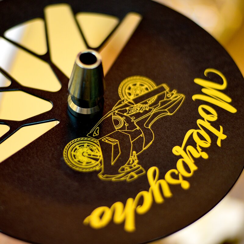 Hookah Manufacturer - Unique Design Russian Stainless Steel Single Tube Transparent Round Bottom Circuit Texture