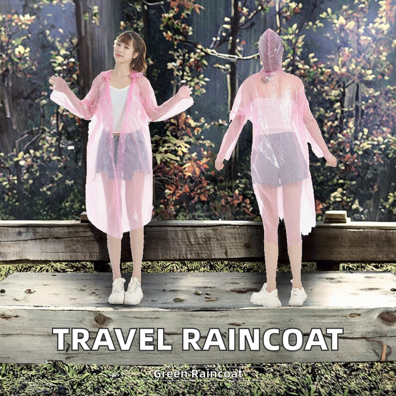 Raincoat Manufacturer - Customized Shrink Ball for Men Women Low-Priced Adult Travel Drifting Single-Person Rainwear Camping Hiking