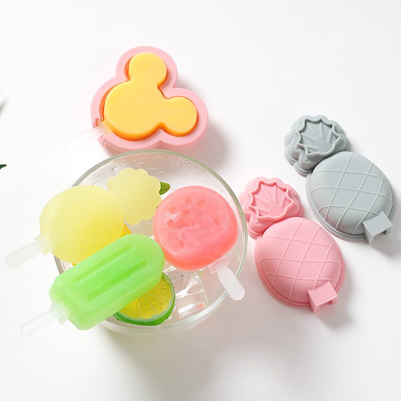 Popsicle Mold Manufacturer - 2025 Best Seller Pineapple Strawberry Shape Pop Ice Ice Cream