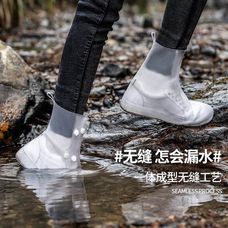 Silicone Shoe Cover Manufacturer - Fashion Non-slip Water Proof Rain Boots Thickened Wear-resistant protection Cover