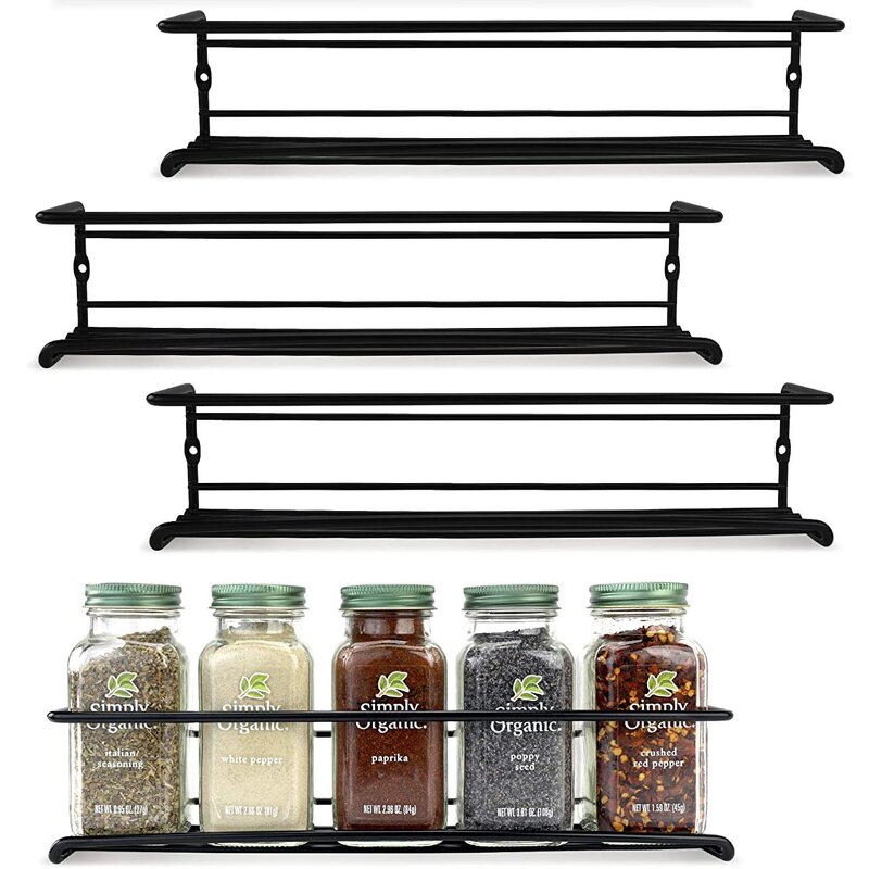 Knife Rack Manufacturer - Wall Install Stainless Steel Spice Storage Holders