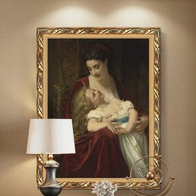 Wood Carving Frame Manufacturer - European Style Luxury Royal Antique Gold Ornament Baroque for Painting Original Art Handcrafted