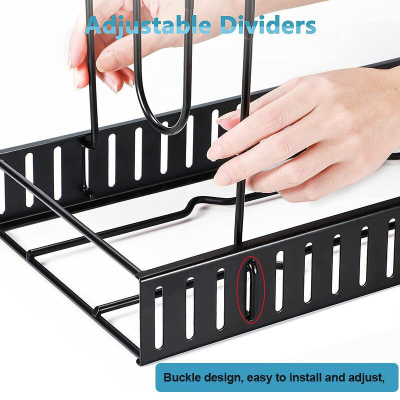 Pot Lid Holder Manufacturer - Multifunctional Kitchen Cabinet Pantry Pan & Rack Organizer