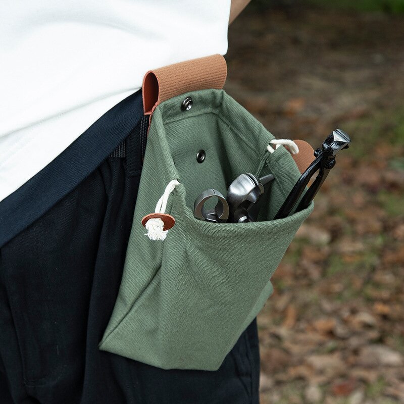 Fruit Picking Bag Manufacturer - Folding Harvest Vegetable Mushroom Camping Outdoor Foraging Belt Pouch Collapsible Camping