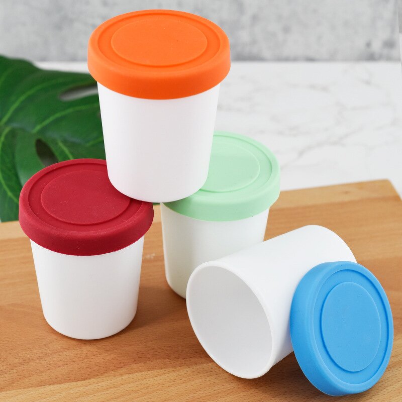 Ice Cream Container Manufacturer - Different Size Tub with Lid Plastic Cup for Home
